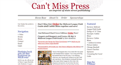Desktop Screenshot of cantmisspress.com